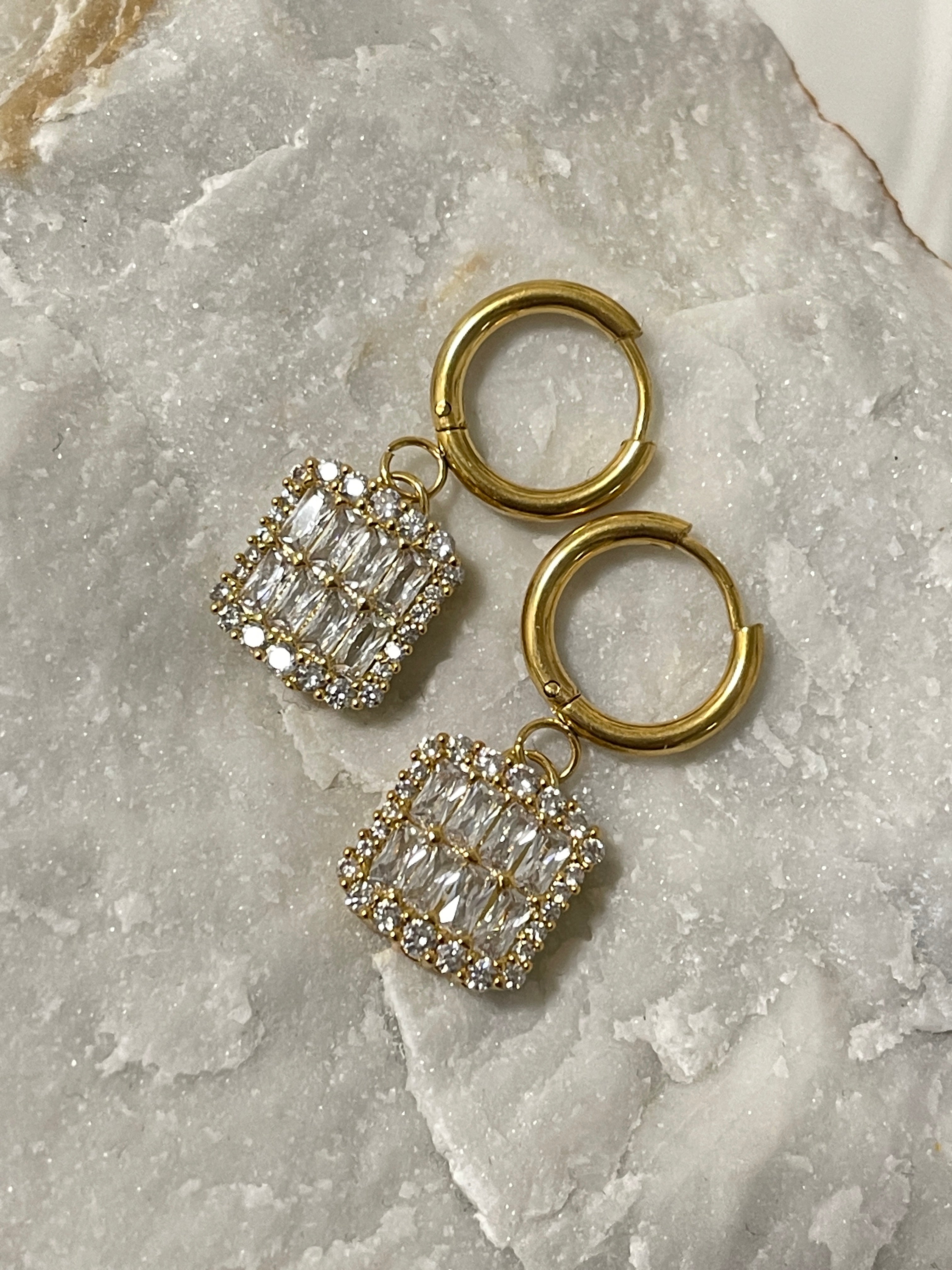 Baguette Elsa  Ohrringe