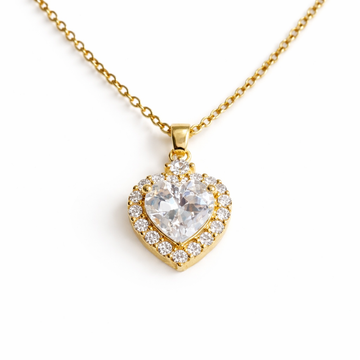 Sparkling Heart Kette