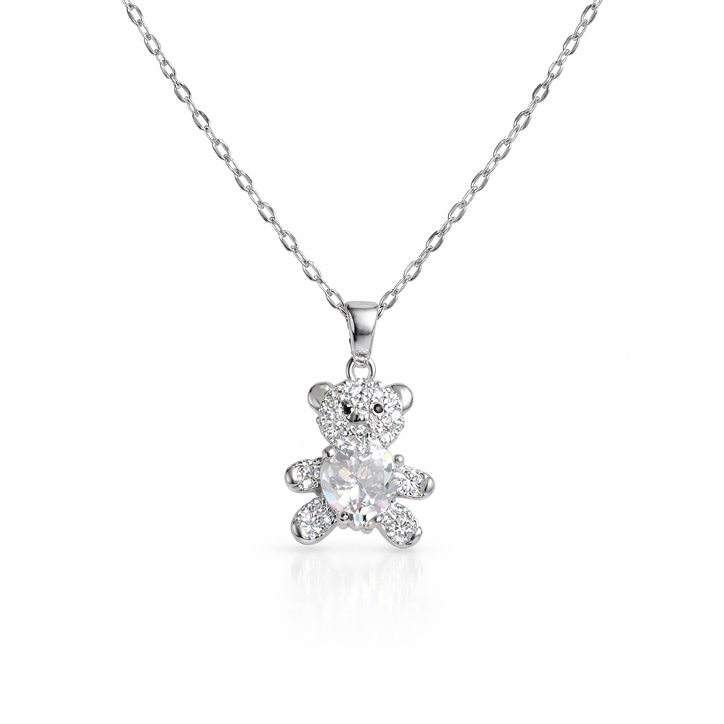 Bear Heart Necklace