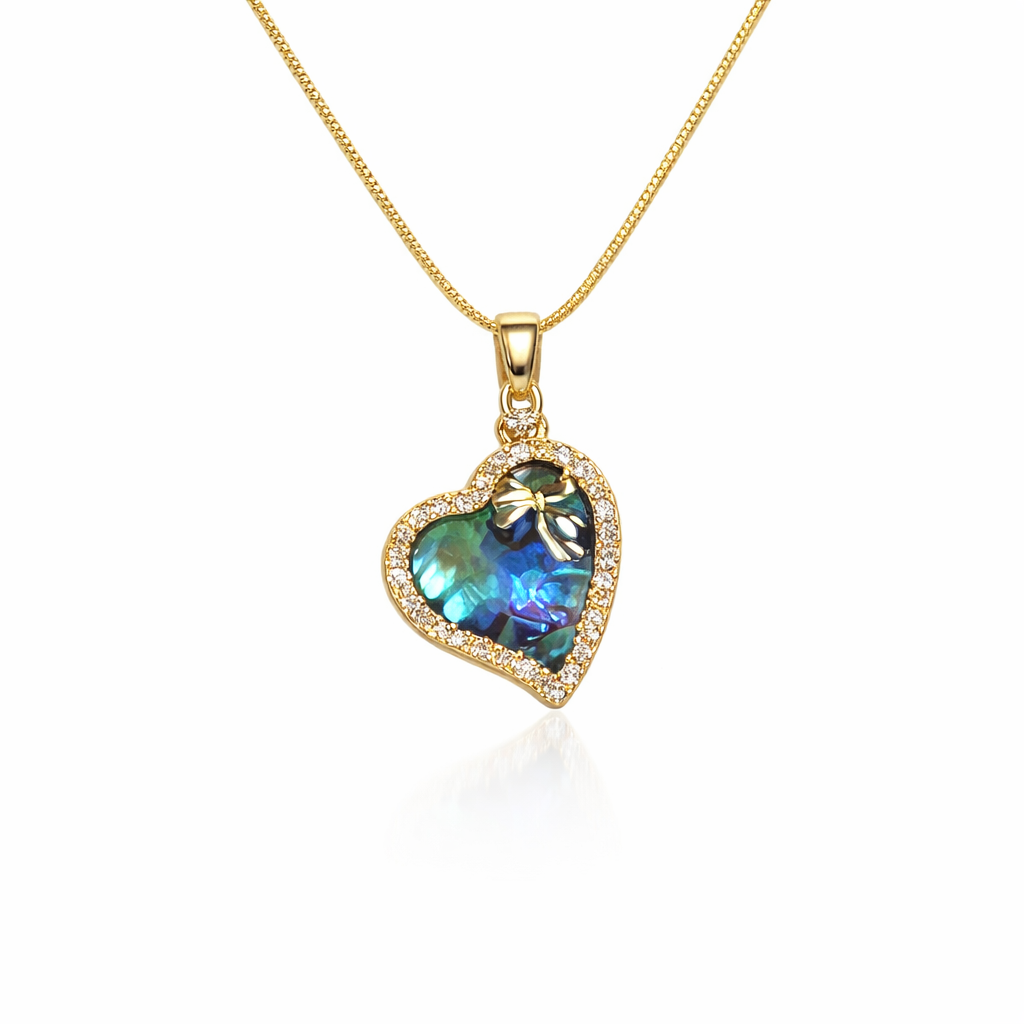 Miami heart necklace