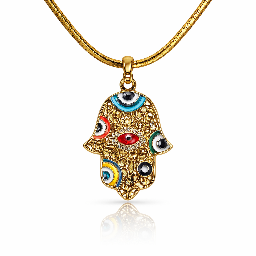 Fatimashand Snake Kette