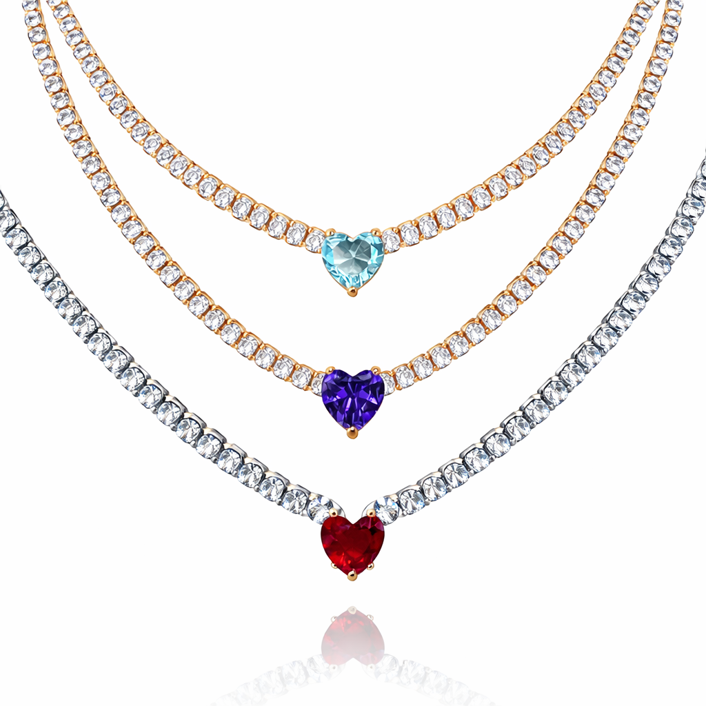 Chaine tennis coeur