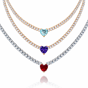 Chaine tennis coeur