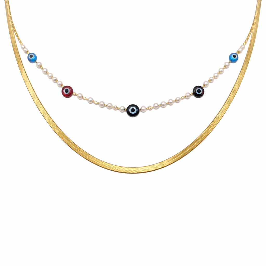 Colorfull Nazar necklace