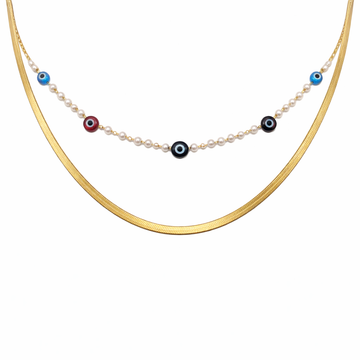 Colorfull Nazar necklace