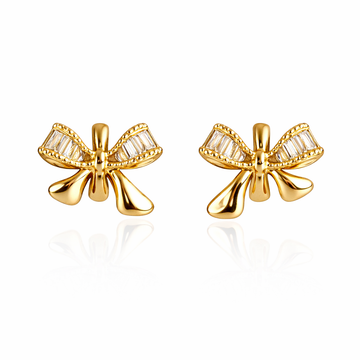 Golden Ribbon Glam Ohrringe