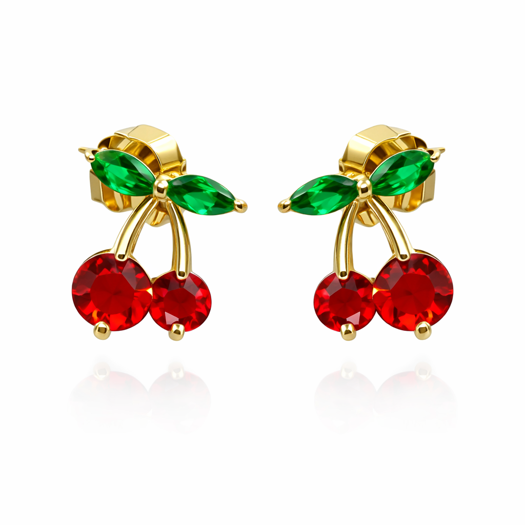 Red Cherry Glam Ohrringe