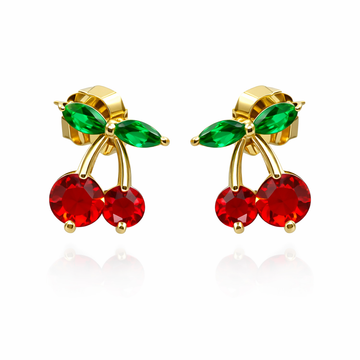 Red Cherry Glam Ohrringe