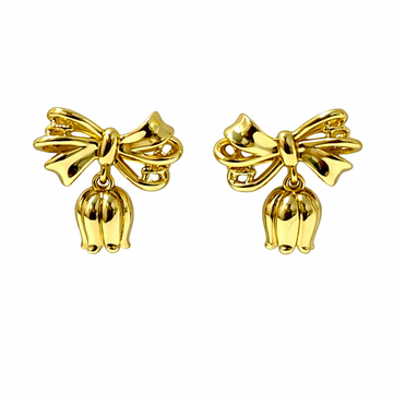 Lily Ribbon Mini-Ohrringe