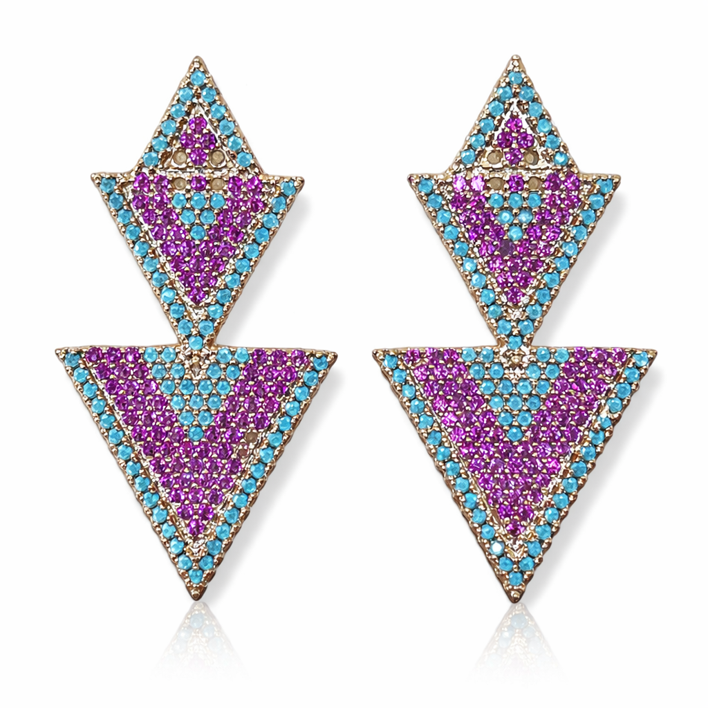 Tribal Sparkle Ohrringe