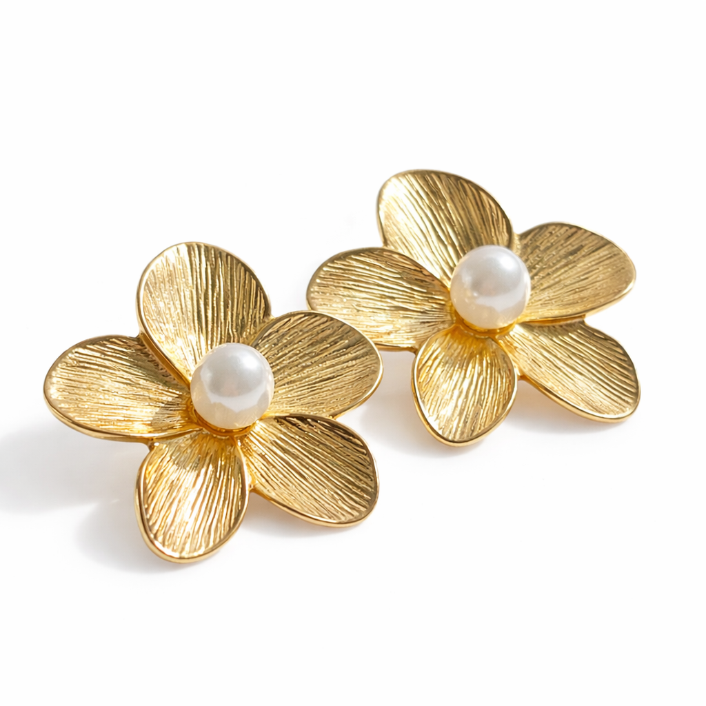 Golden Blossom Ohrringe