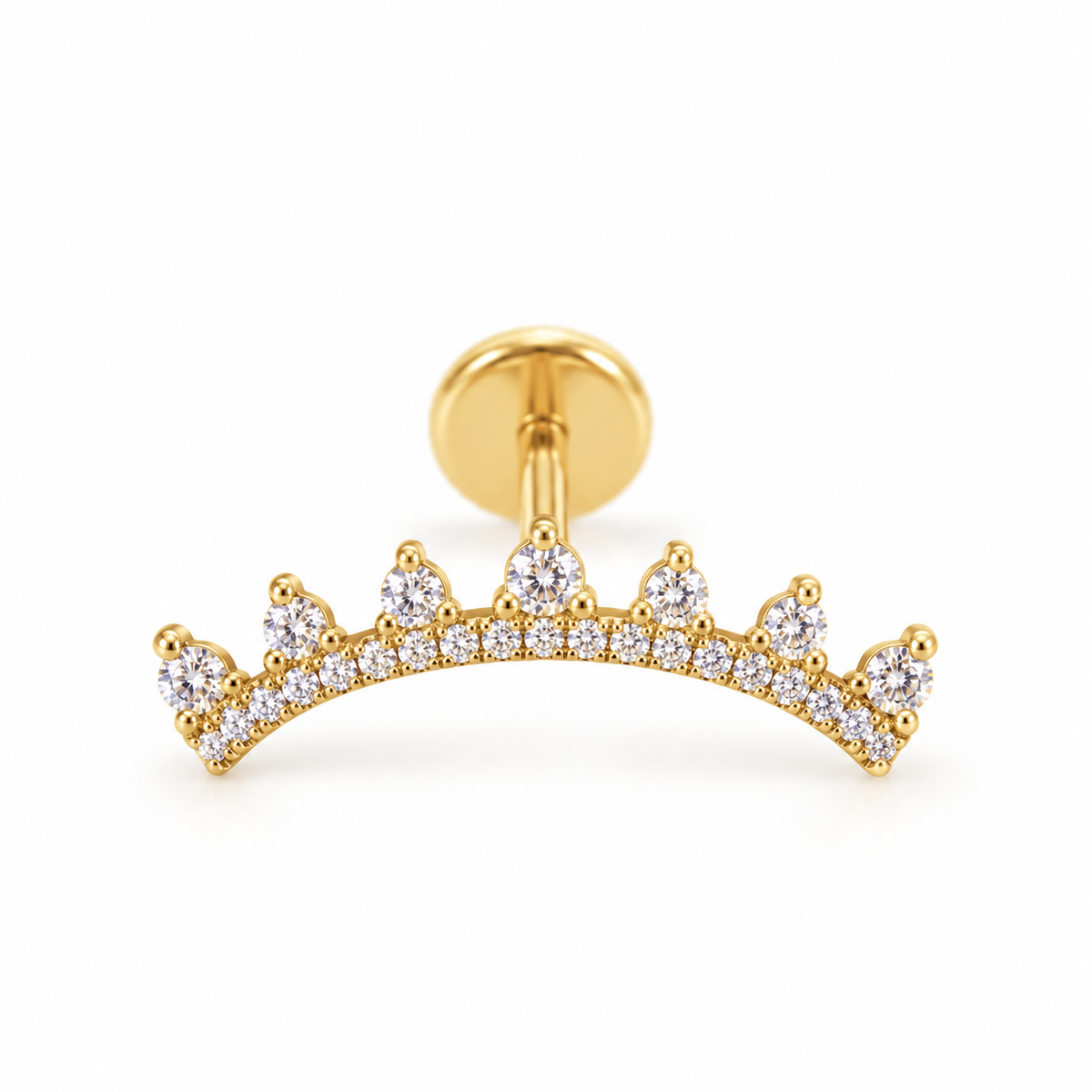 Crown Spark Helix Piercing