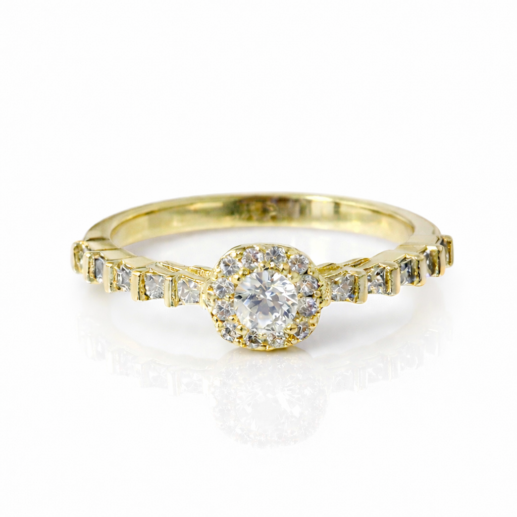 Golden Halo Ring