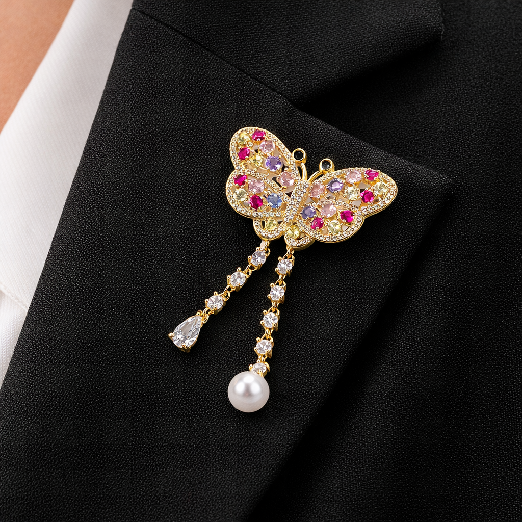 Butterfly brooch