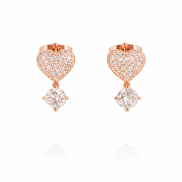 Mini Heart Sparkle Ohrringe