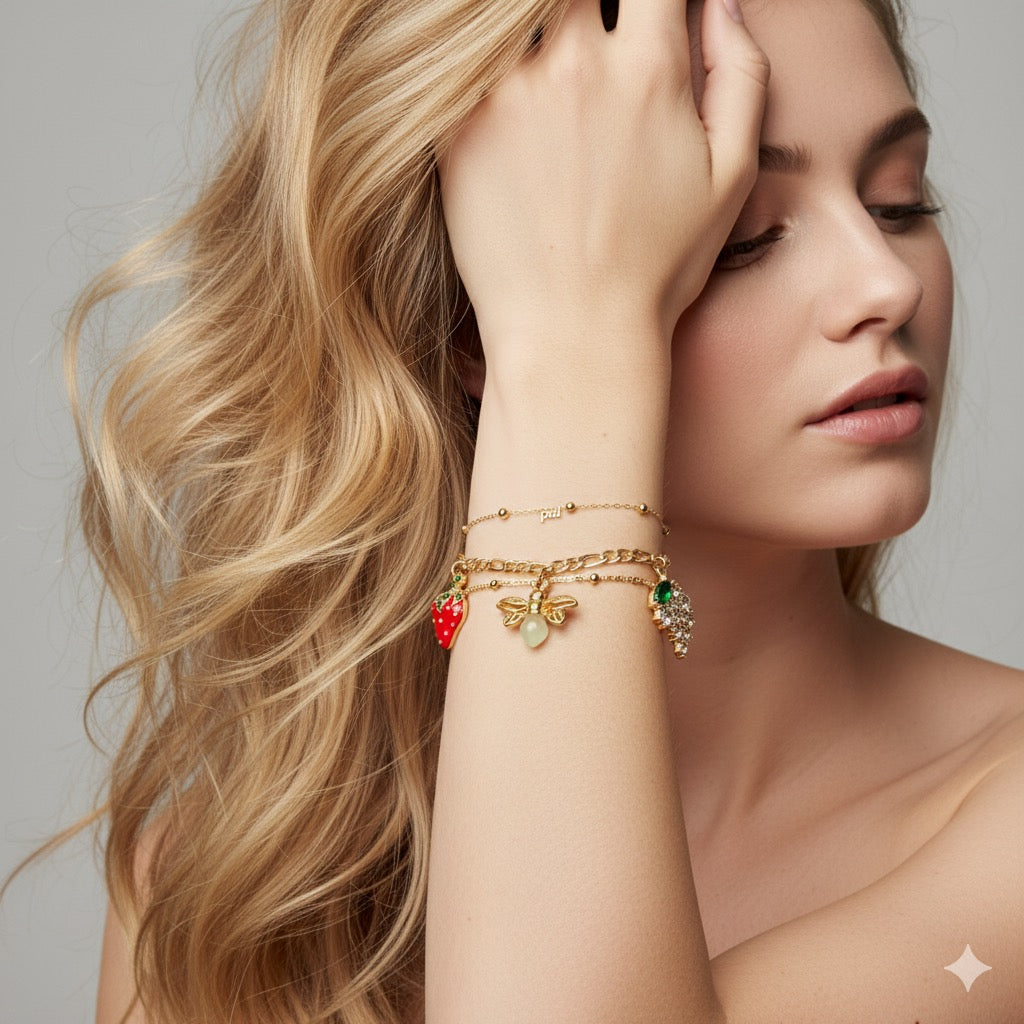 Berry Garden Charm Armband