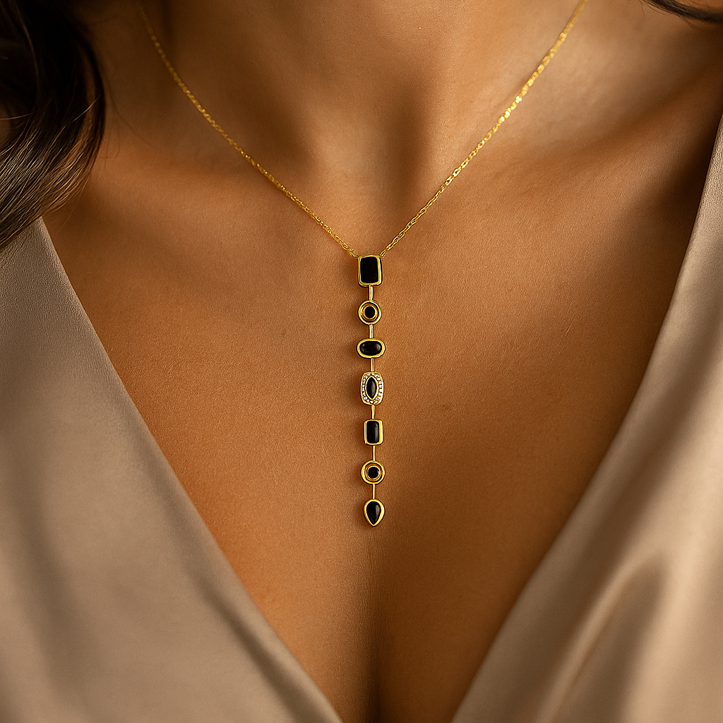 Black Onyx Elegance Kette