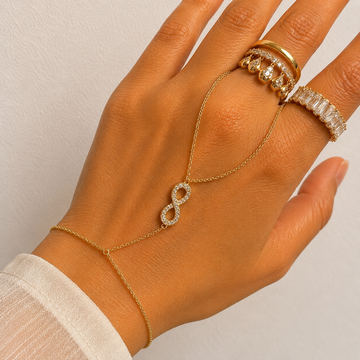 Infinity Glam Handkette