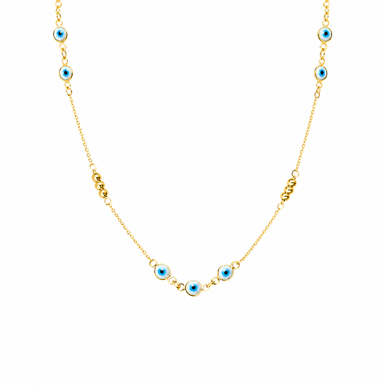 Blue Nazar Glow Kette