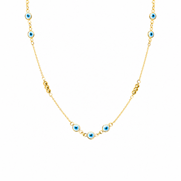 Blue Nazar Glow Kette