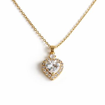 Sparkling Heart Kette