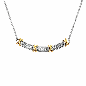 Radiant Baguette Elegance Kette