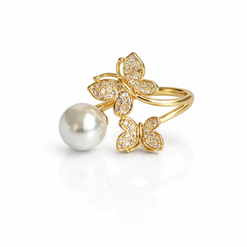 Butterfly Pearl Dream Ring