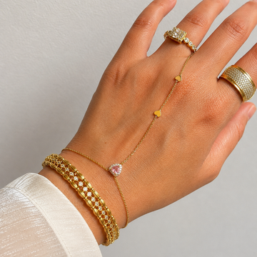 Liora Heart Handkette