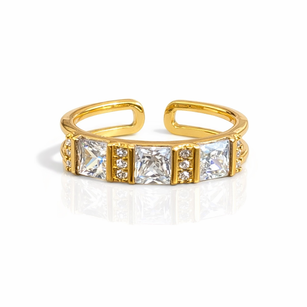 Goldenen Quadrat Ring