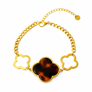 Brown Clover Armband