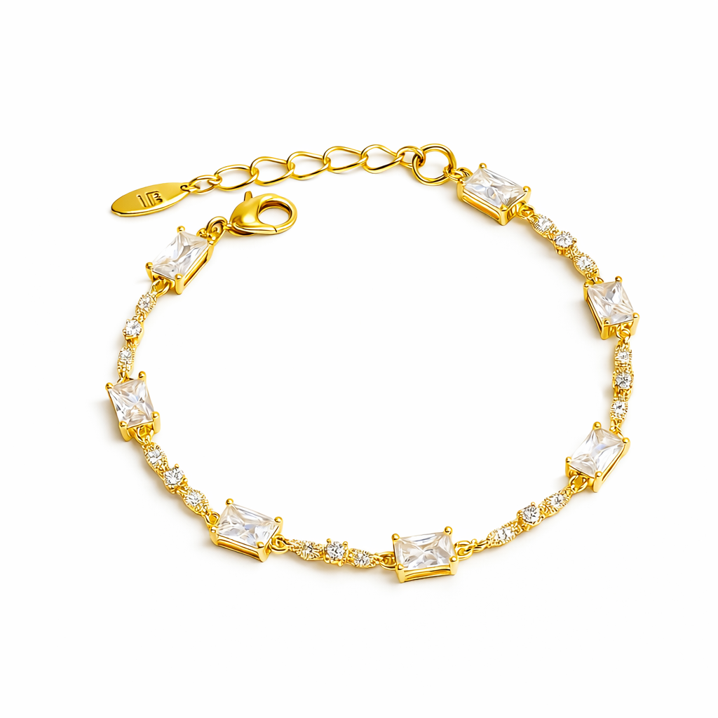 Radiant Square Glam Armband