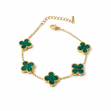 Green Clover Elegance Armband
