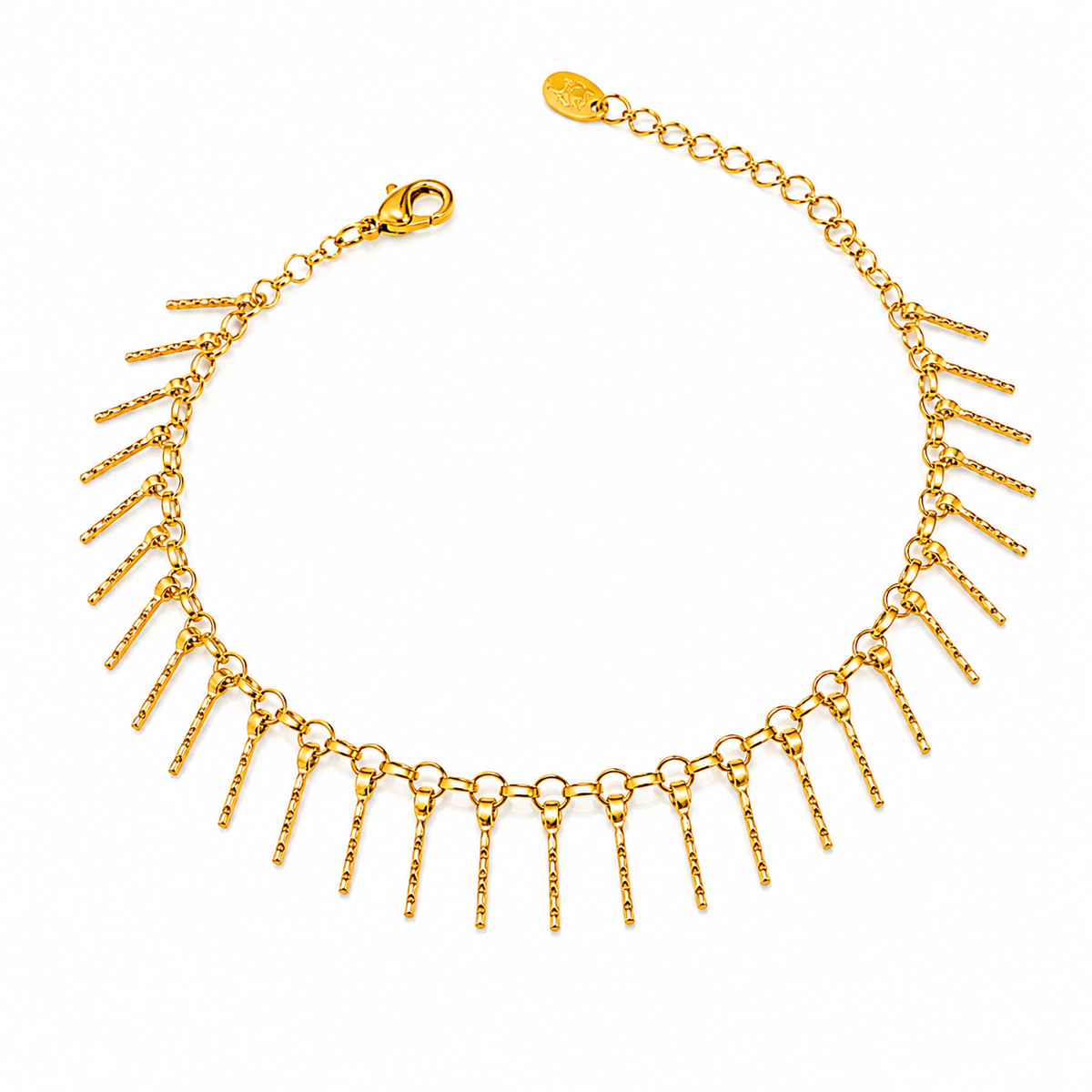Golden Fringe Fußkette