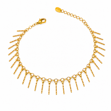 Golden Fringe Fußkette