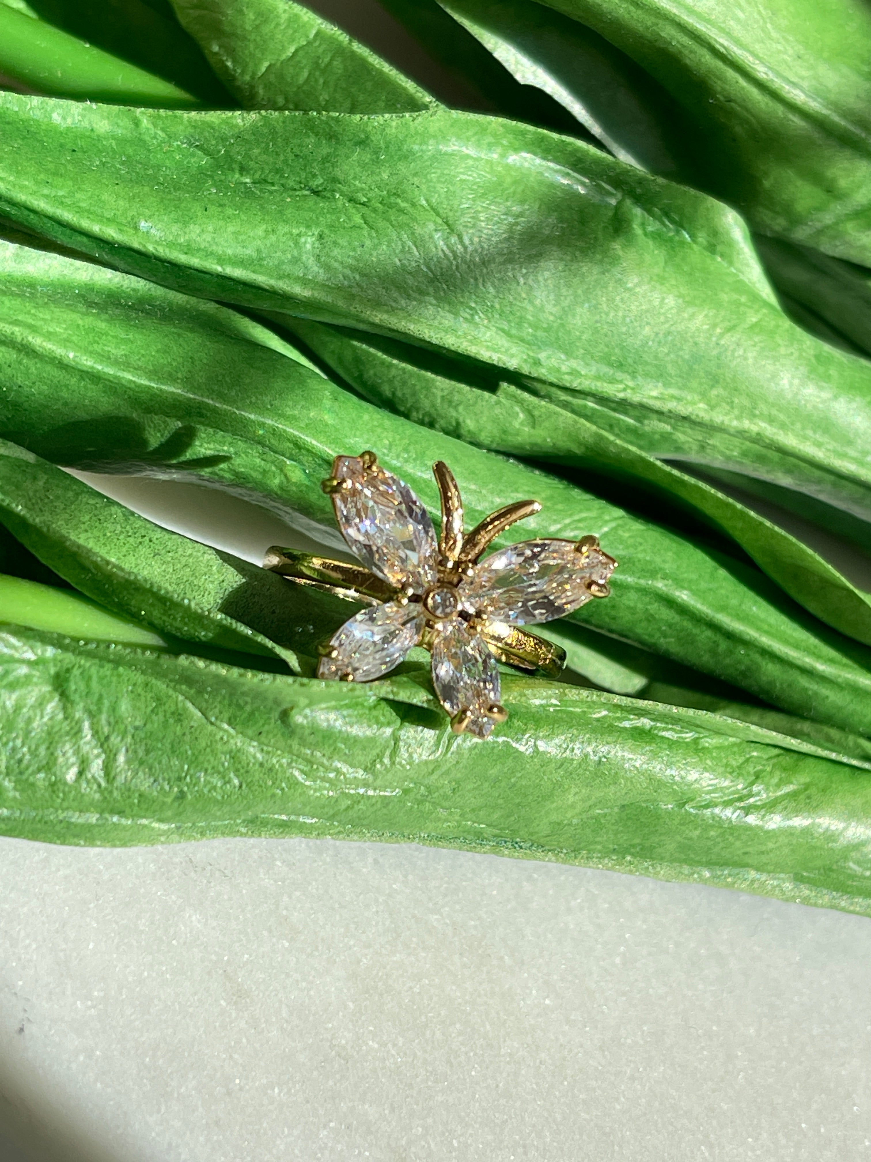 Butterfly Diamond Ring
