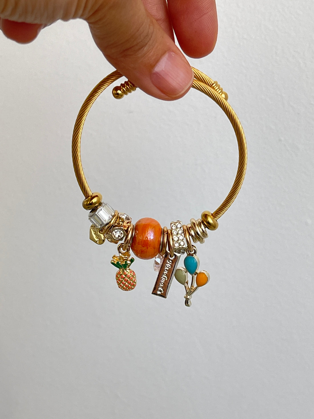 Orange Pineapple Bangle