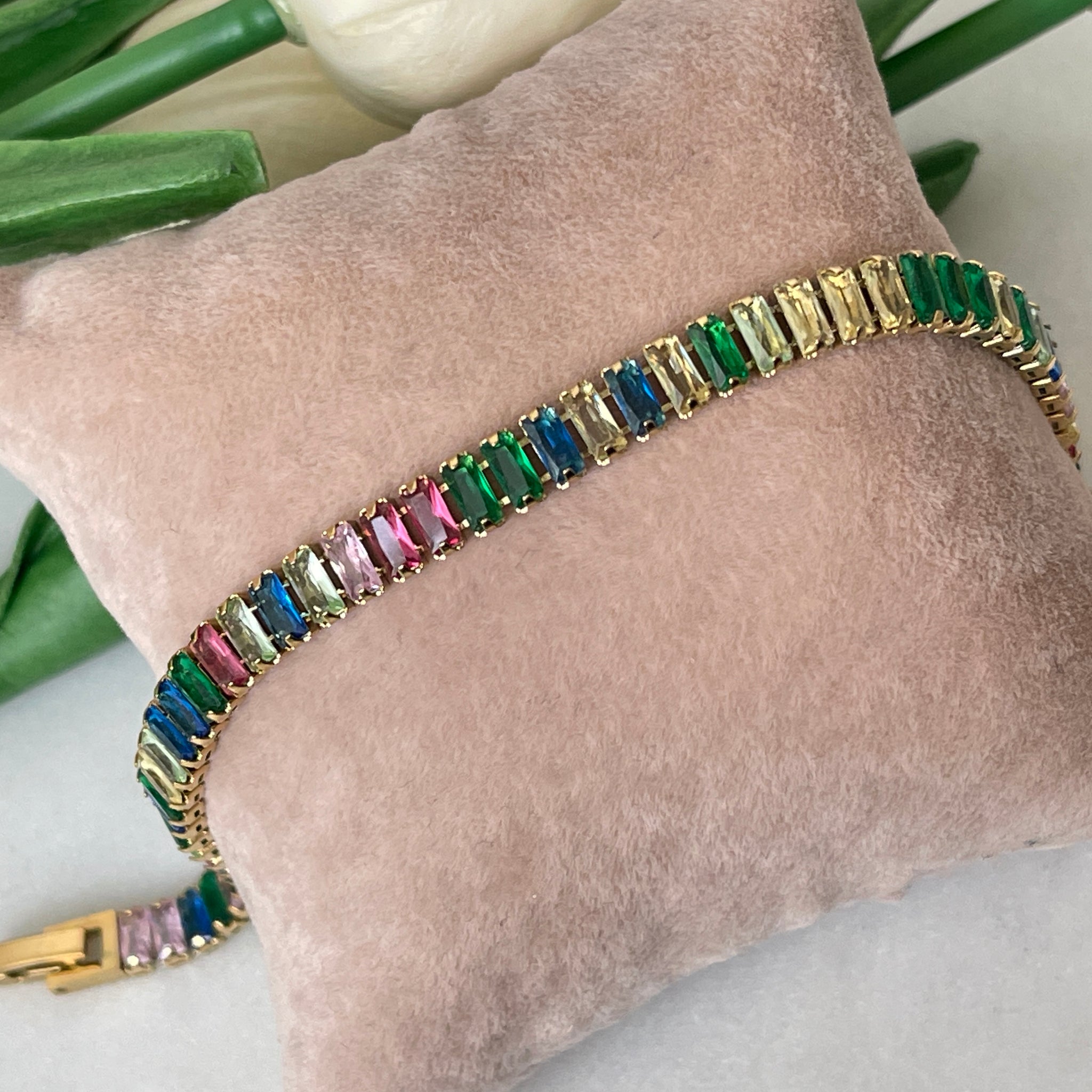 Baguette Colorfull Armband