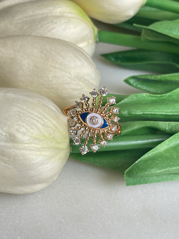 Blue Eye Ring