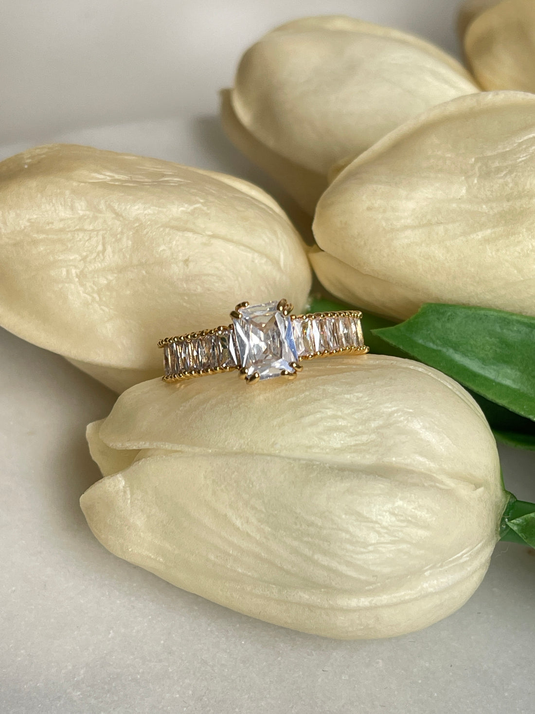 Bague Baguette Diana