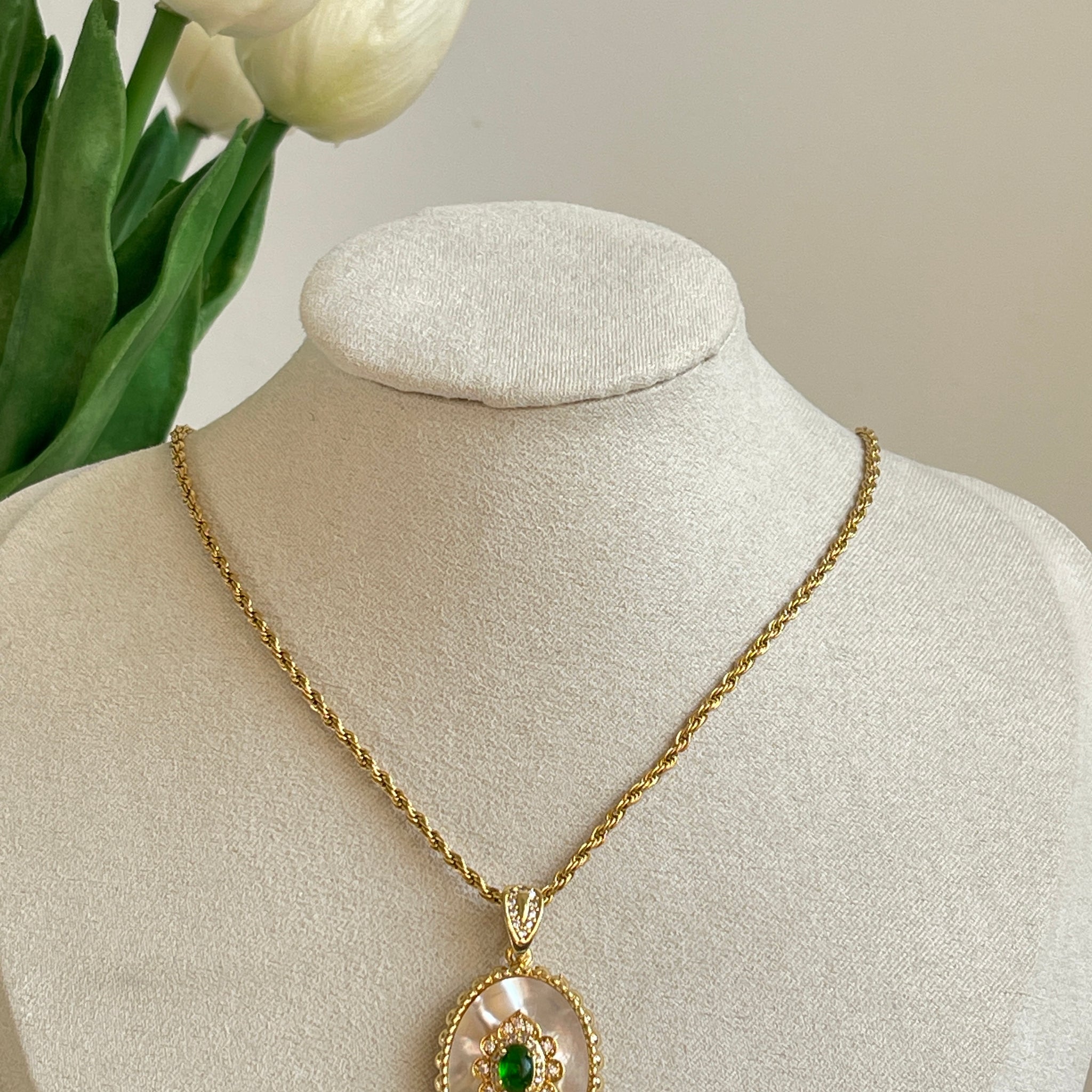 Vintage Green Kette