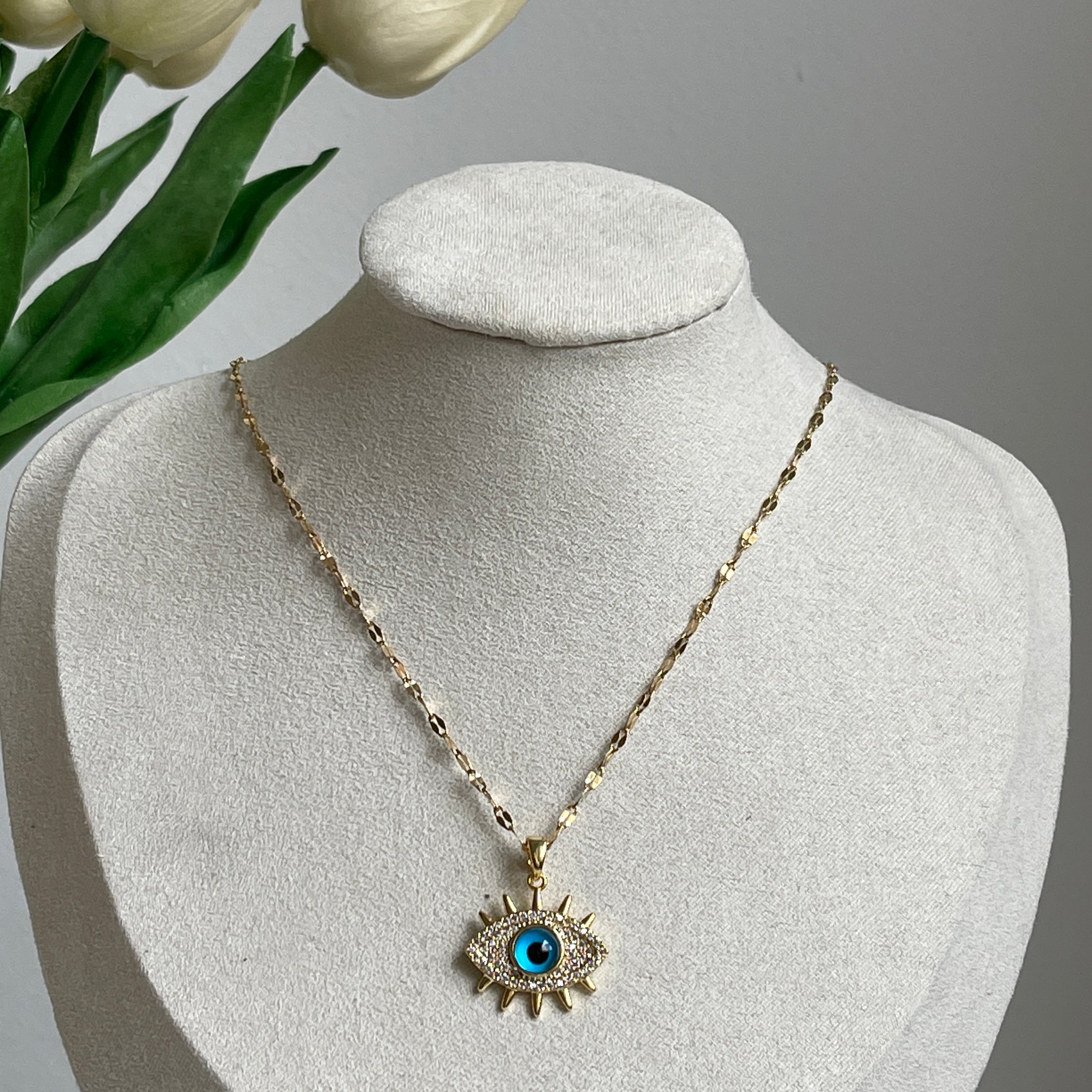 Blue Evil Eye Necklace