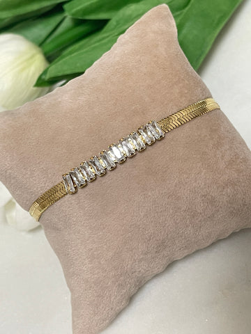 Snake Baguette Armband