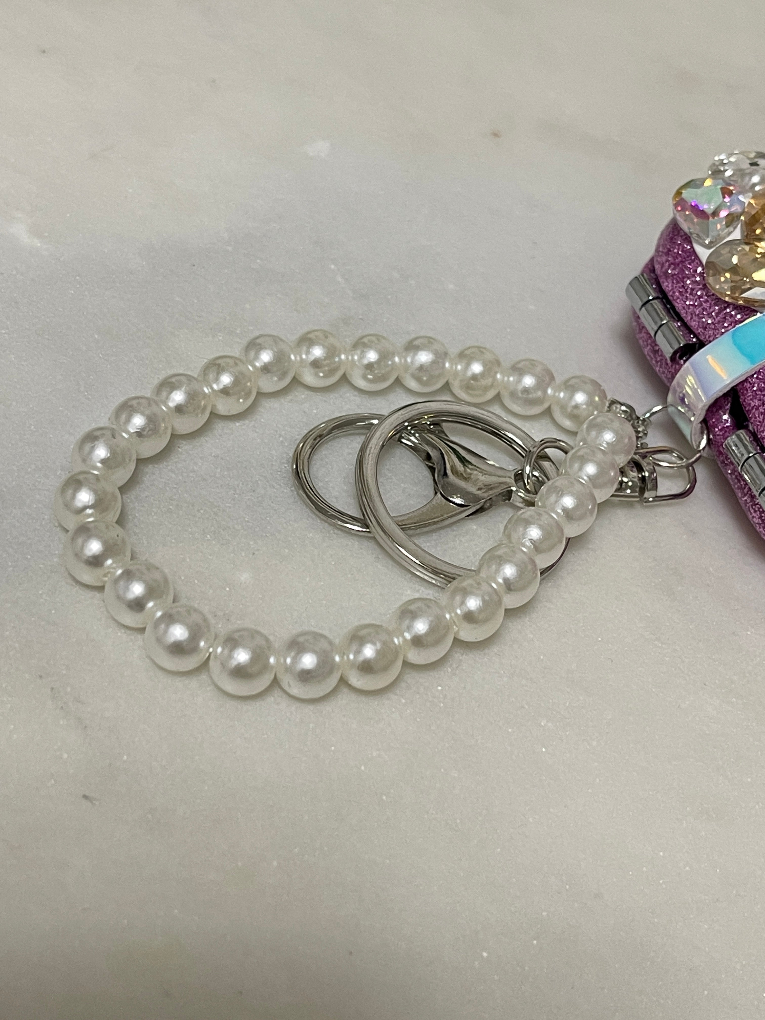 Porte-clés amour avec miroir