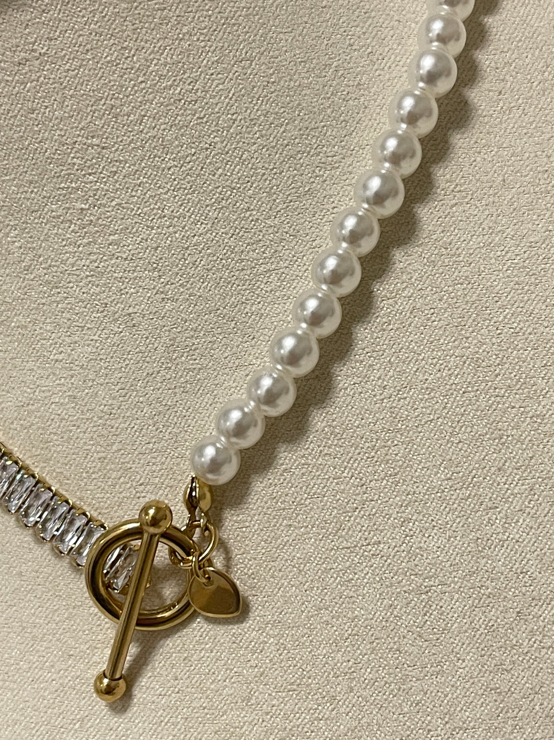 Baguette & Pearl Kette