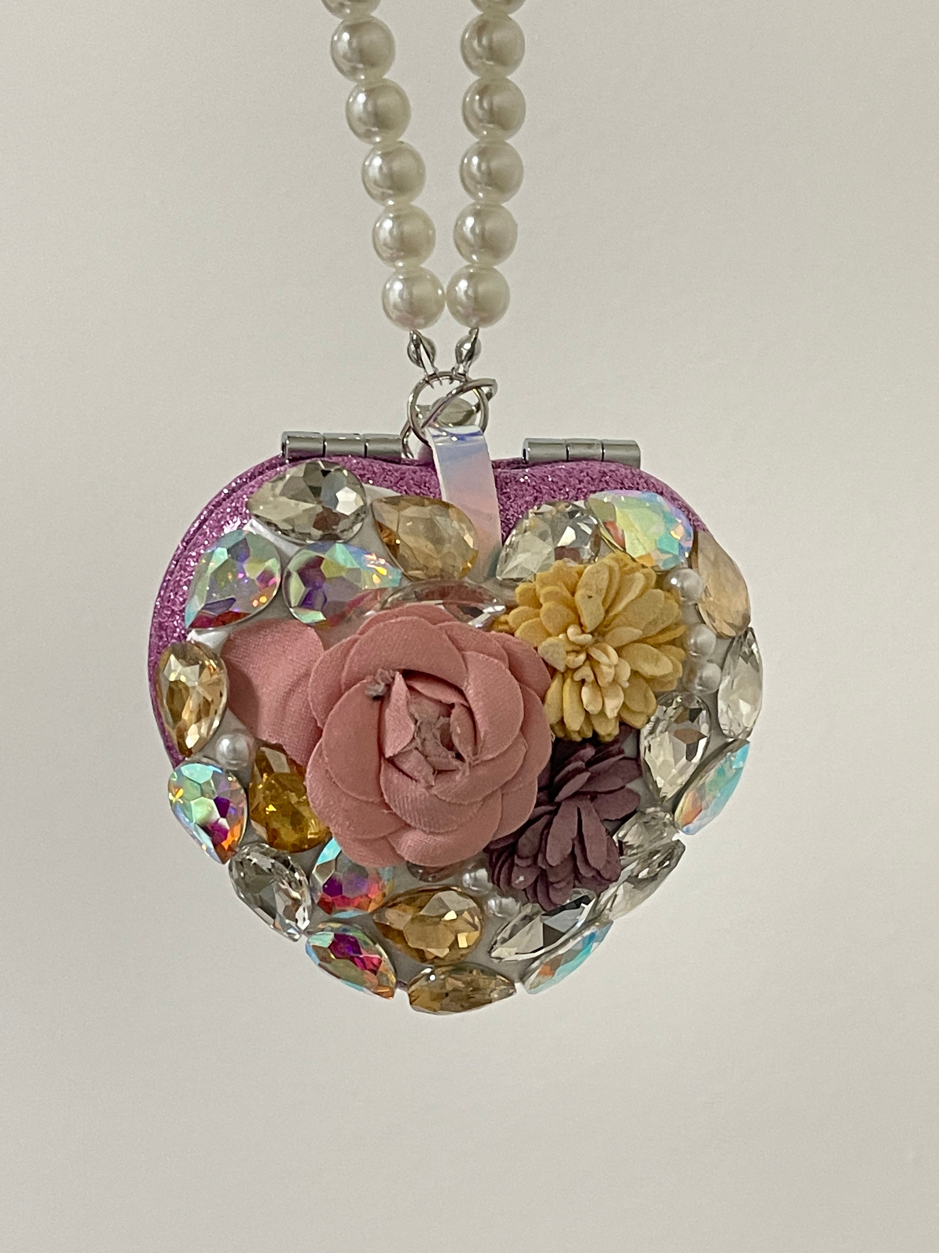 Porte-clés amour avec miroir