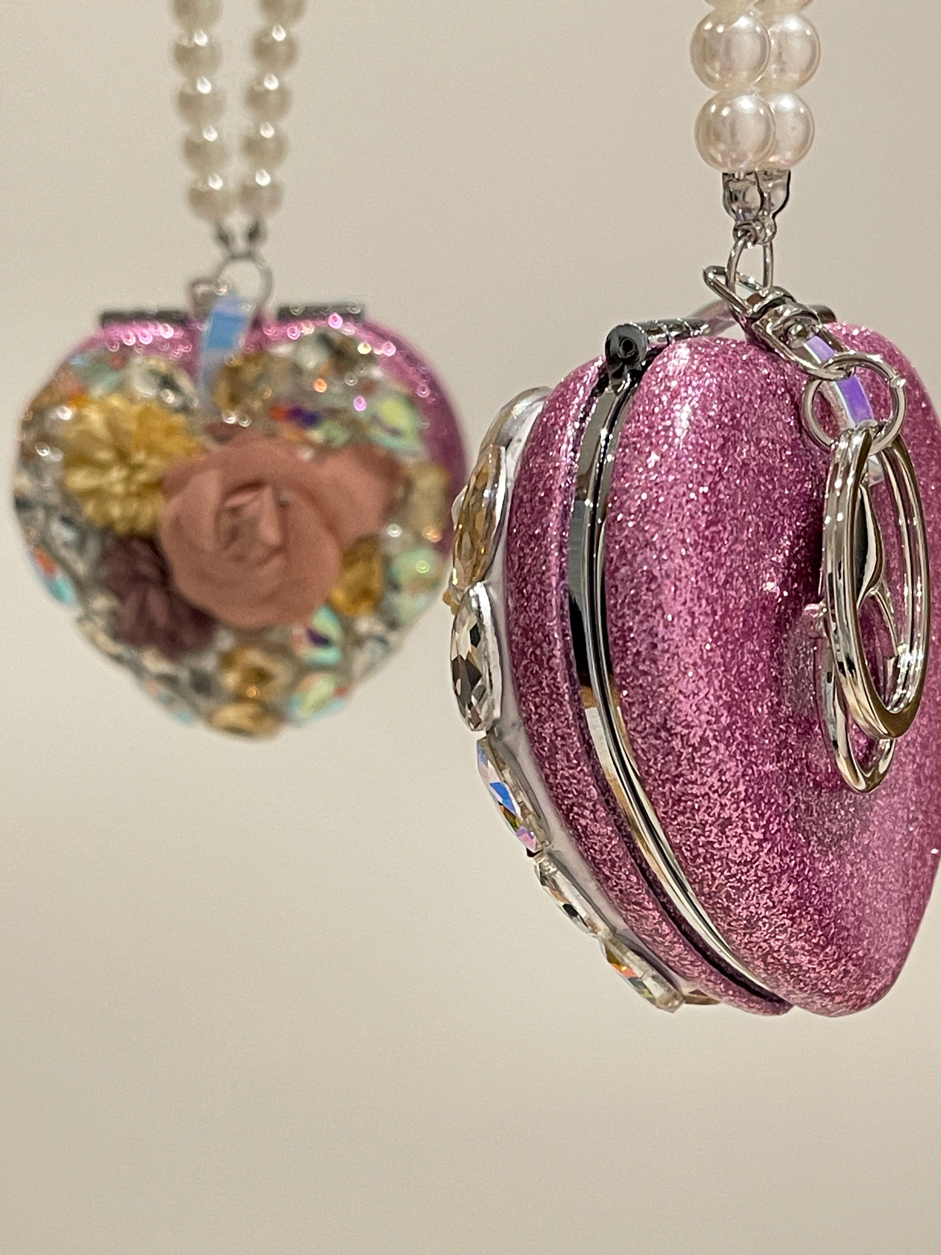 Porte-clés amour avec miroir